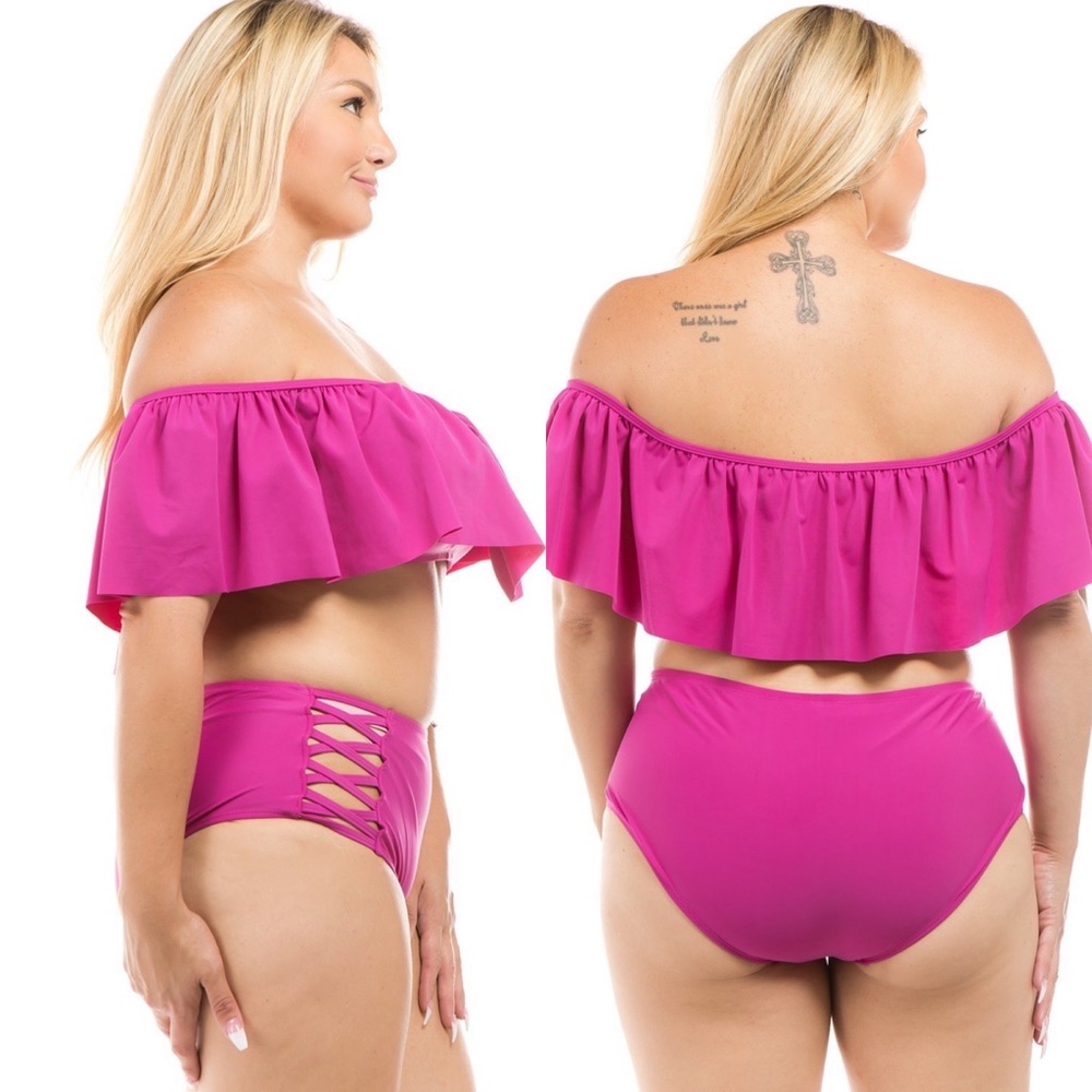 👙SWIM SALE👙Basic Beach Plus Size Bikini - Picture 2 of 3